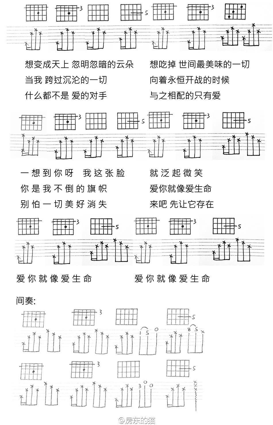 吉他谱 2