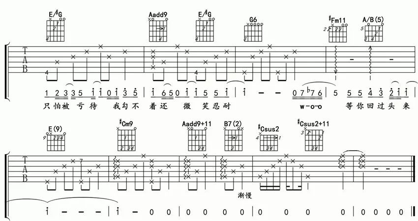 吉他谱 3